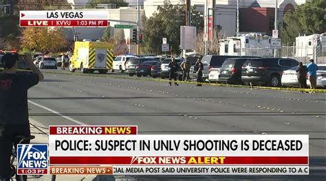 Police say shooting suspect dead on the University of Nevada, Las Vegas campus amid reports of multiple victims